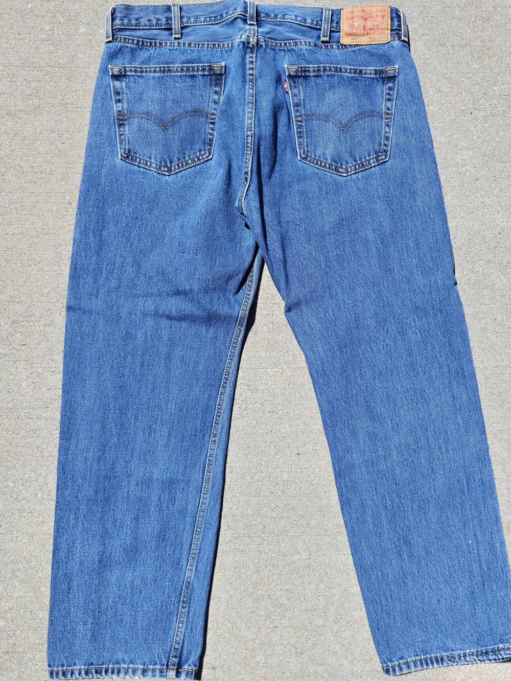Levi's 505 Regular Fit Mens Jeans size 38x30 100% Cotton